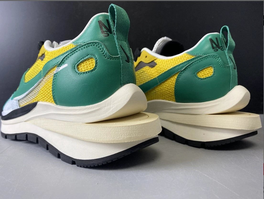 Sacai x Pegasua Vaporfly Yellow Green Shoes Sneakers by Air Jordan