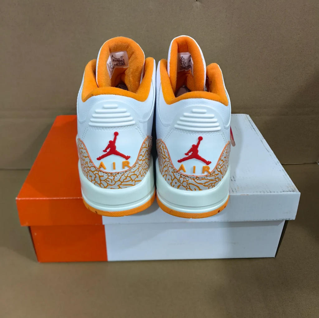 Air Jordan 3 Orange Citrus Shoes Sneakers by Air Jordan