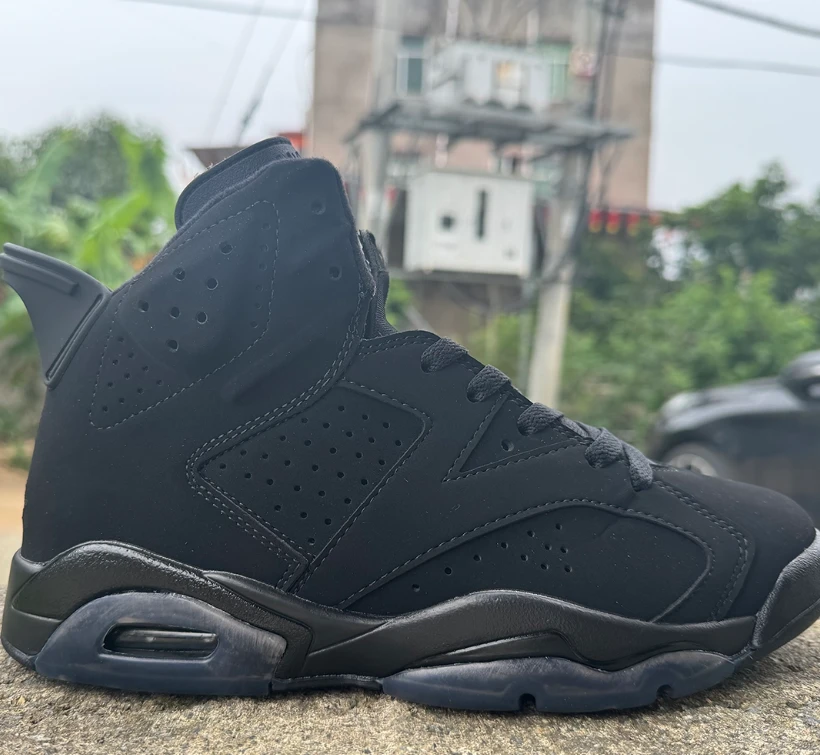 Air Jordan 6 Triple Black Shoes Sneakers by Air Jordan