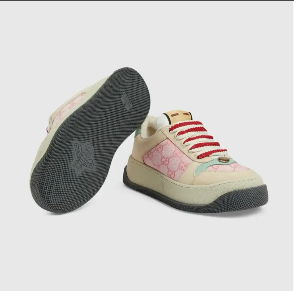 GG Canvas and Leather Shoes Sneakers by Air Jordan