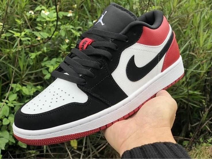 Air Jordan 1 Low Black Toe Shoes Sneakers by Air Jordan