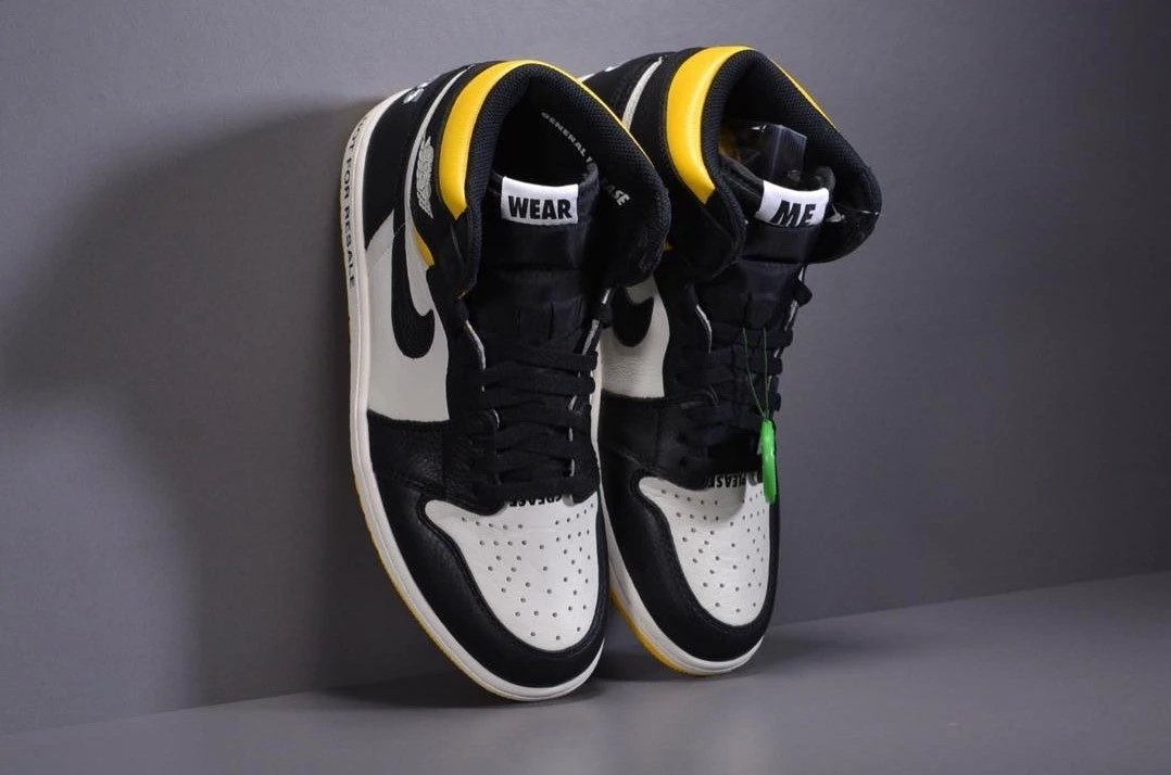 Air Jordan 1 Retro High “Not for Resale” Varsity Maize Shoes Sneakers by Air Jordan