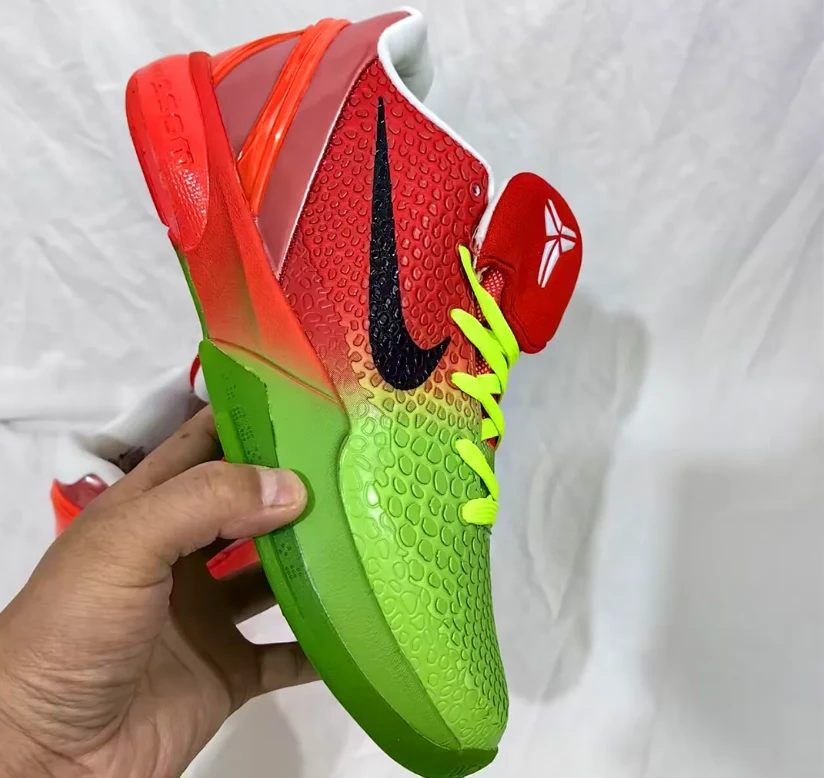 Kobe 6 Protro Grinch Custom Shoes Sneakers by Air Jordan