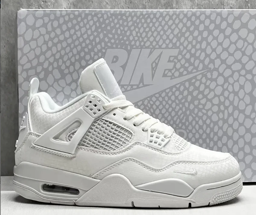Nigel Sylvester x Air Jordan 4 White Mamba Shoes Sneakers by Air Jordan
