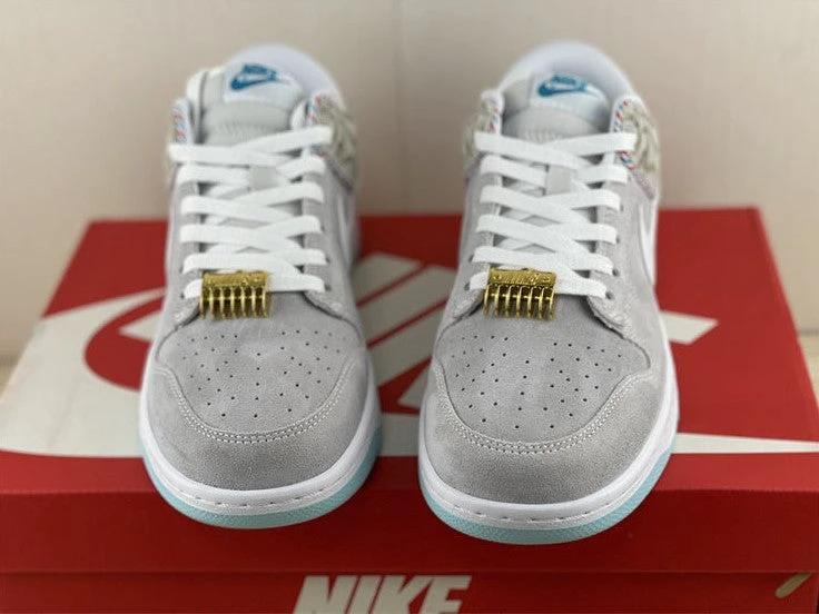 Dunk Low Barbershop Grey Shoes Sneakers by Air Jordan