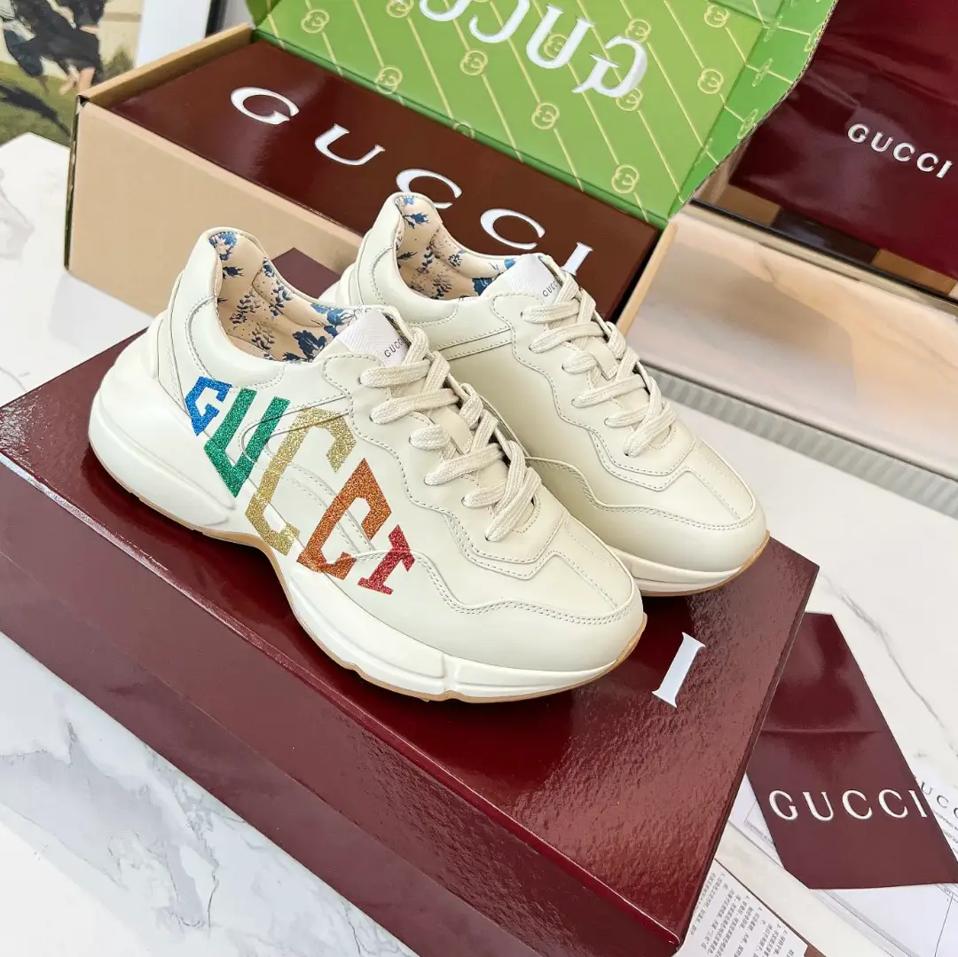 GG Rhyton Monogram ‘Glitter’ Shoes Sneakers by Air Jordan