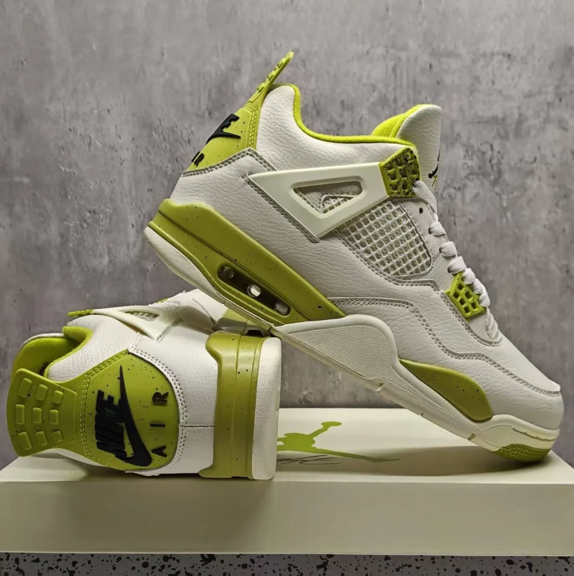 J.Balvin x Air Jordan 4 OG Lemonade Shoes Sneakers by Air Jordan