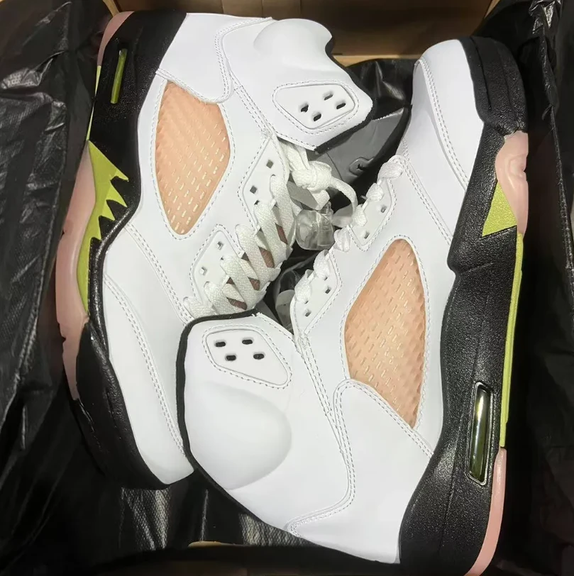 Air Jordan 5 Luminous Green Shoes Sneaker by Air Jordan