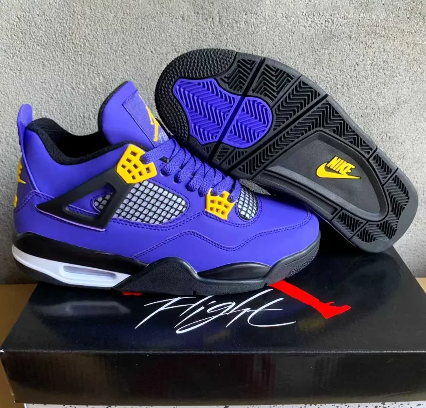 Air Jordan 4 Imperial Purple Shoes Sneakers by Air Jordan