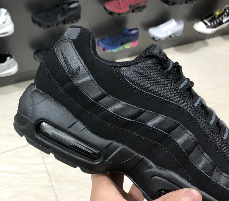 AM 95 Triple Black Shoes Sneakers by Air Jordan