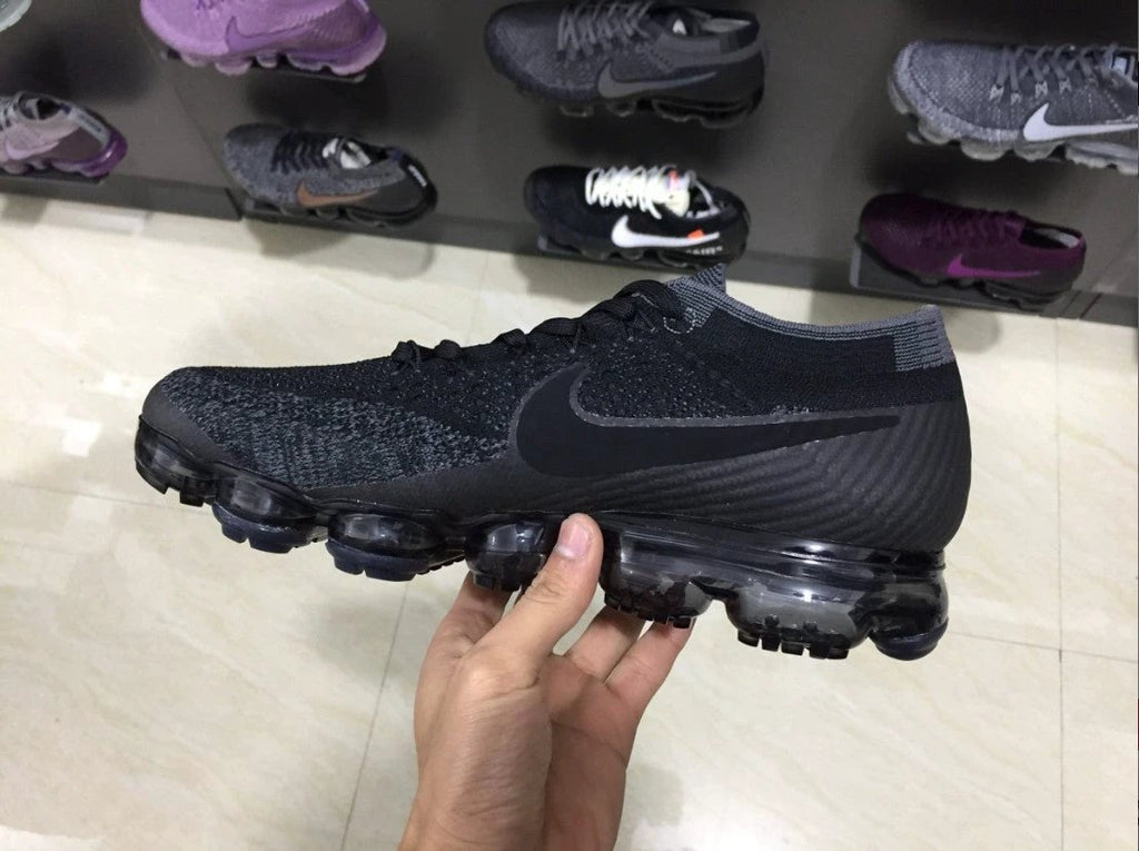Air VaporMax Flyknit Black Dark Grey Shoes Sneakers by Air Jordan