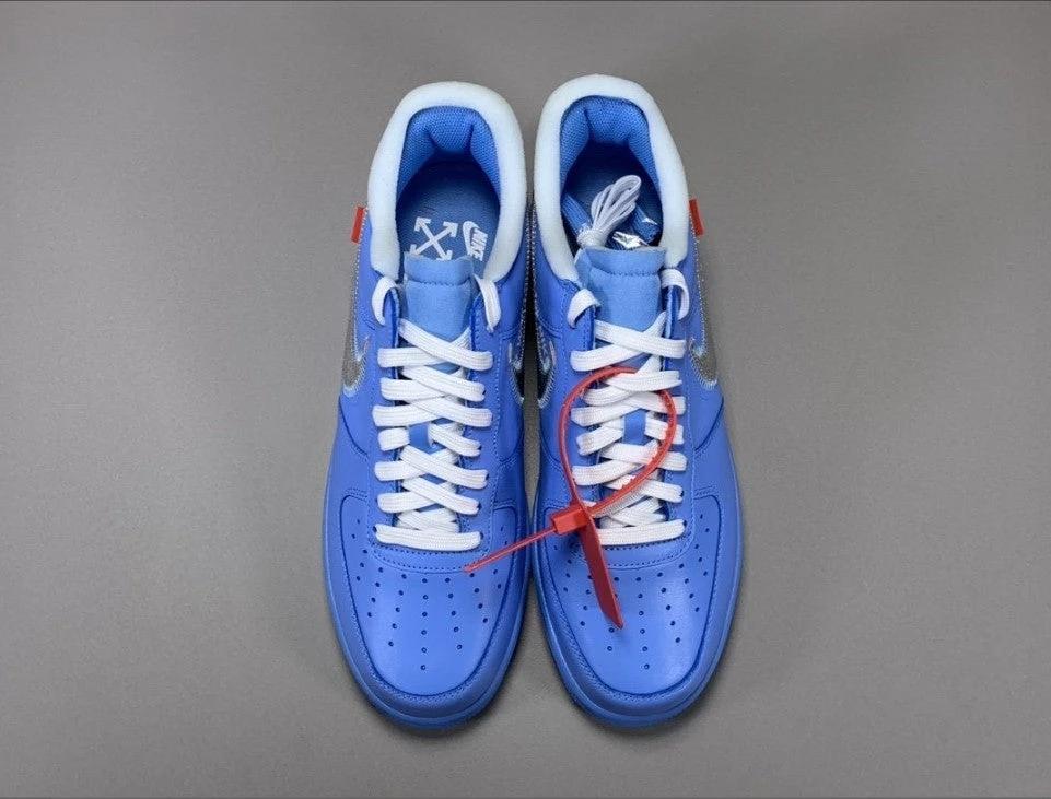 Air Force 1 Low Off-White MCA University Blue Shoes Sneakers by Air Jordan