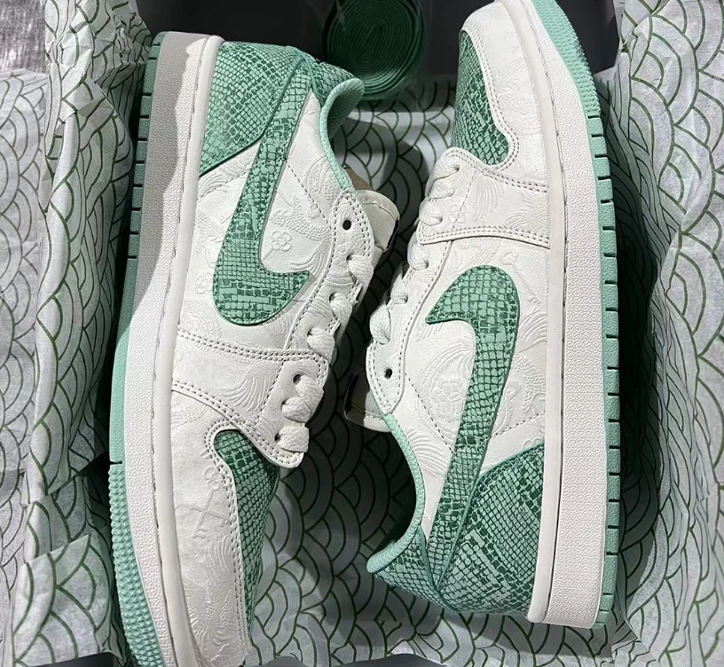 Air Jordan 1 Low OG Year of the Snake Shoes Sneakers by Air Jordan