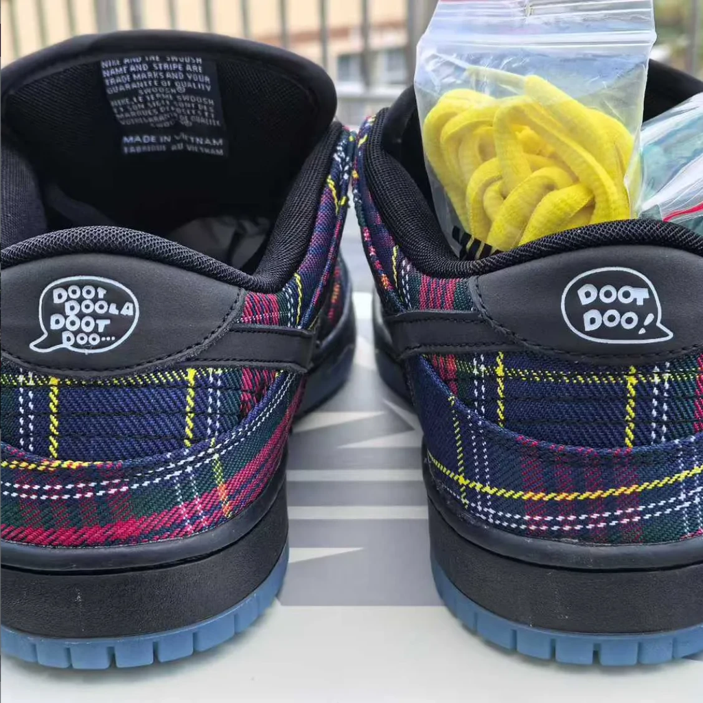 Nardwuar x Dunk Low SB Pro Tartan Shoes Sneakers by Air Jordan