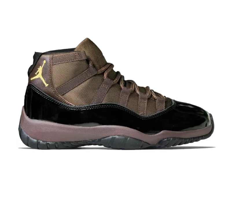 Air Jordan 11 Black Brown Shoes Sneakers by Air Jordan