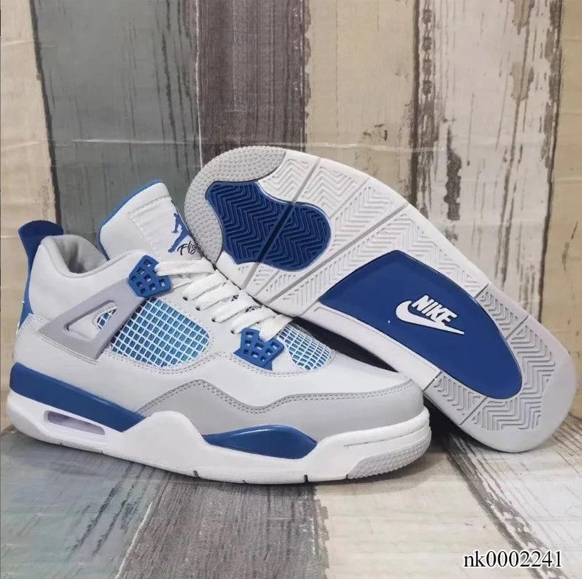 AJ 4 Retro Military Blue Shoes Sneakers by Air Jordan