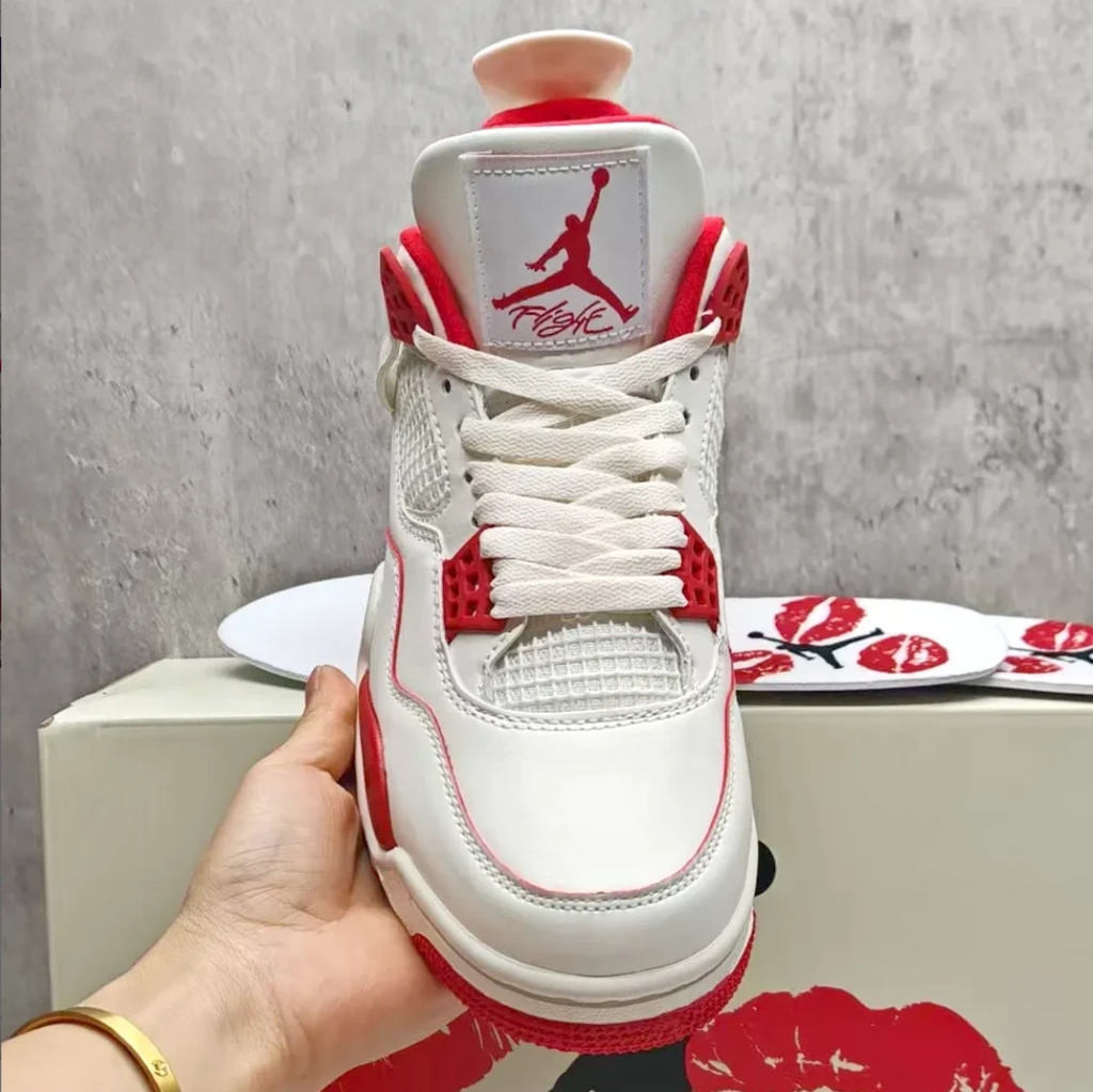 Air Jordan 4 Sierra Red Shoes Sneakers by Air Jordan