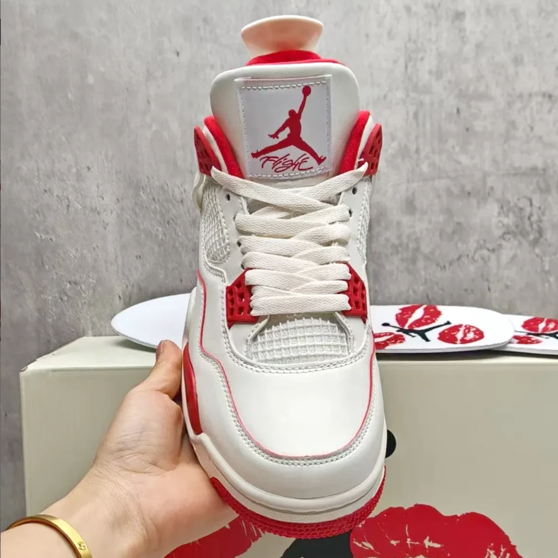 Air Jordan 4 Sierra Red Shoes Sneakers by Air Jordan