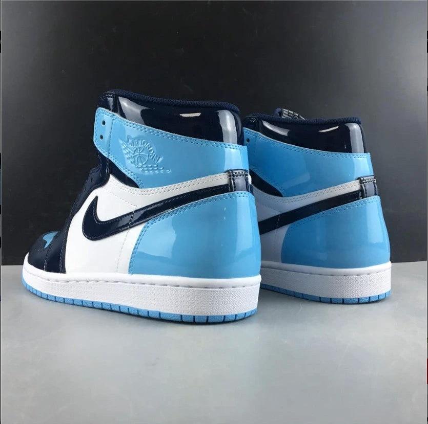 Air Jordan 1 Retro High UNC Patent (W) Shoes Sneakers by Air Jordan