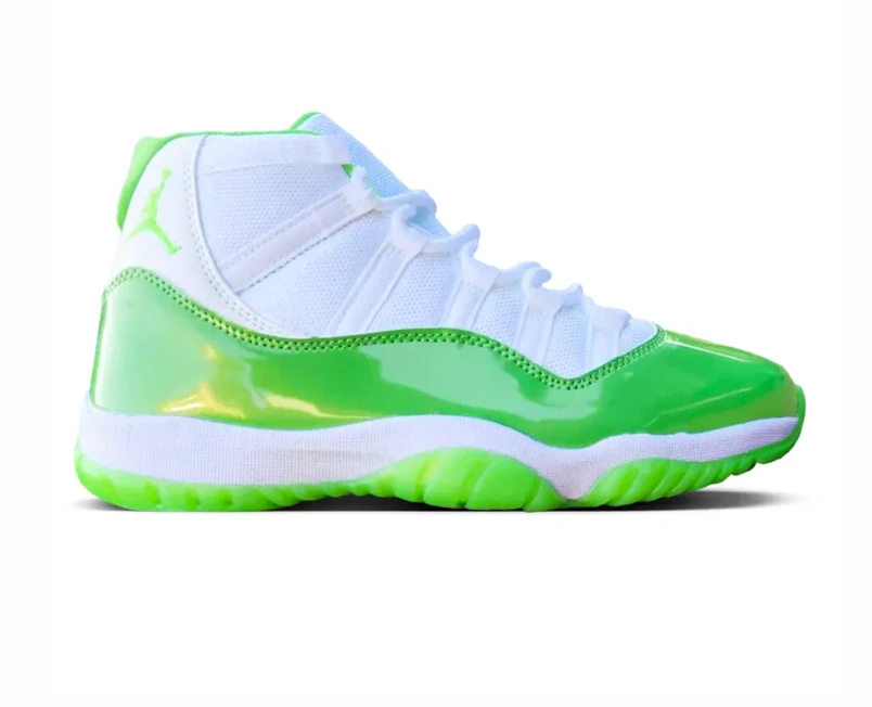 Air Jordan 11 Lime Green Shoes Sneakers by Air Jordan