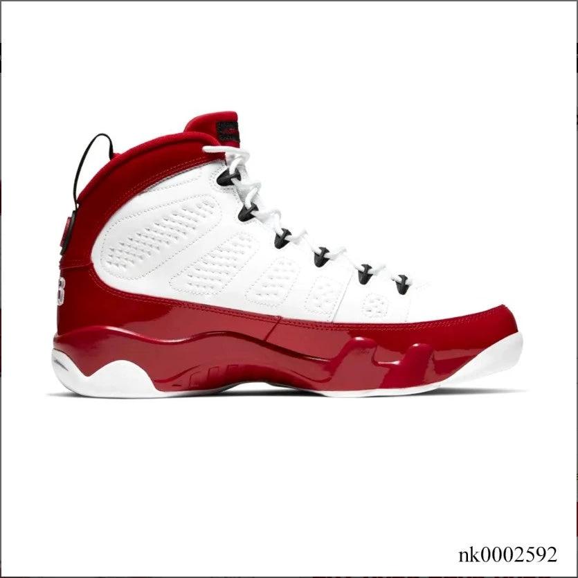 Air Jordan 9 Retro White Gym Red Shoes Sneakers by Air Jordan