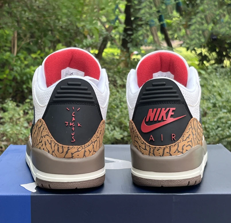 Air Jordan 3 x Travis Scott Palomino Shoes Sneakers by Air Jordan