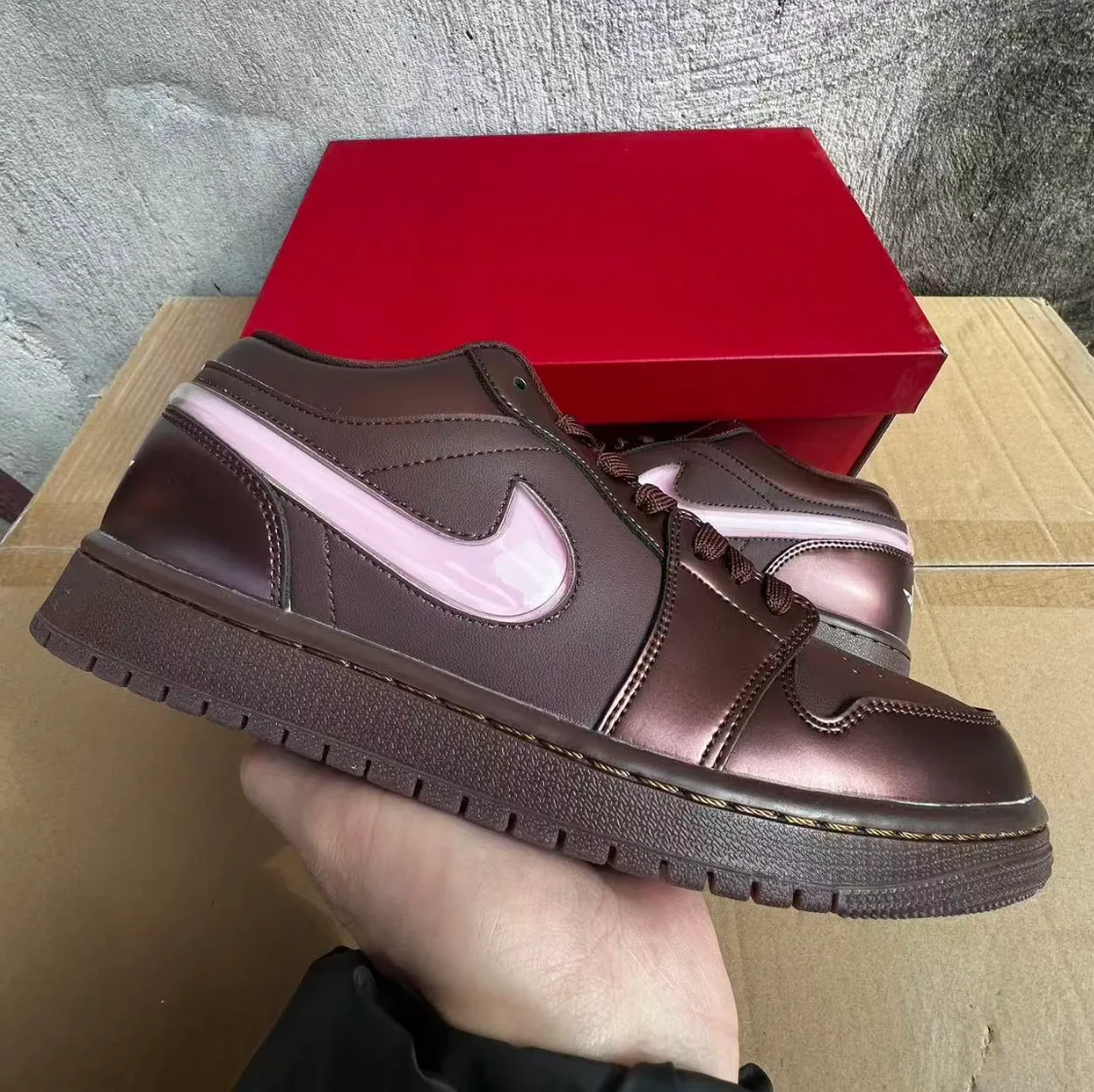 Air Jordan 1 Low ‘Chocolate Valentine’s Day’ Shoes Sneakers by Air Jordan