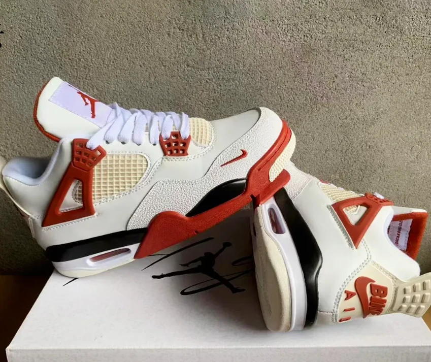 Nigel Sylvester x Air Jordan 4 Sail Shoes Sneakers by Air Jordan