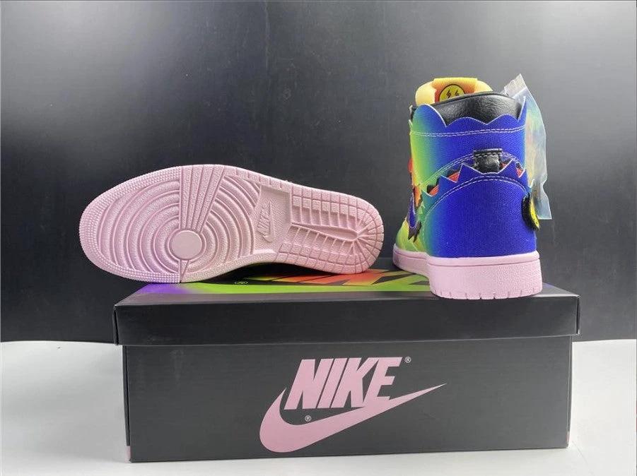 Balvin x Air Jordan 1 High OG Multi Shoes Sneakers by Air Jordan