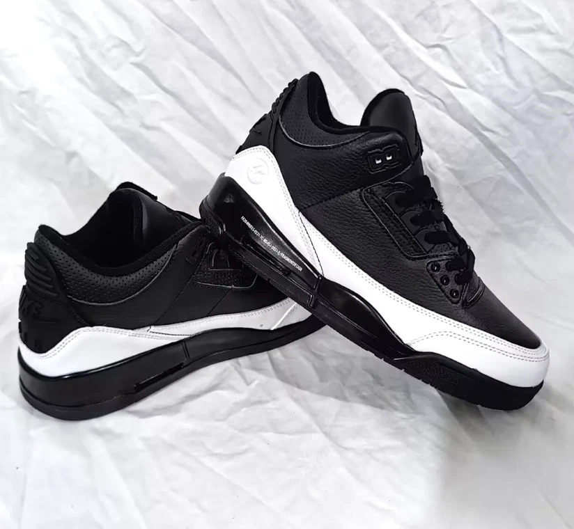 Fragment x AJ 3 Black White Sample Shoes Sneakers by Air Jordan