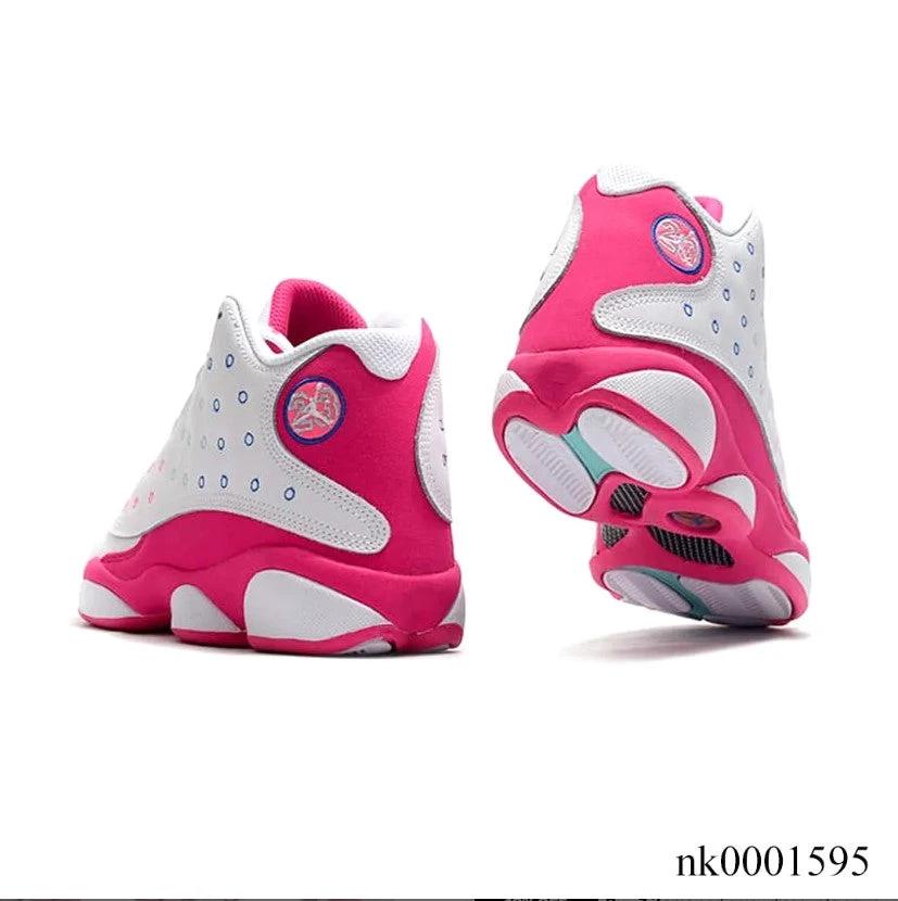 Air Jordan 13 White Pink Blue Shoes Sneakers by Air Jordan