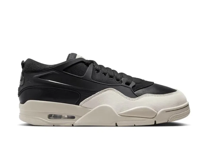 Air Jordan 4 RM Black Light Bone Shoes Sneakers by Air Jordan
