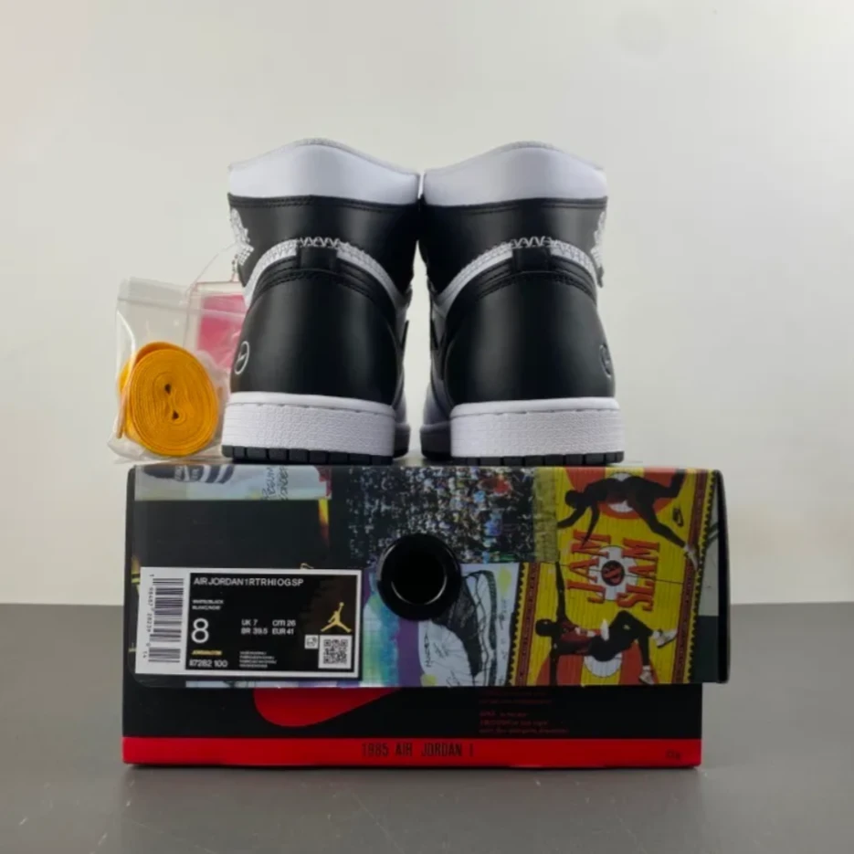 Fragment x Union LA x Air Jordan 1 High OG Black White Shoes Sneakers by Air Jordan