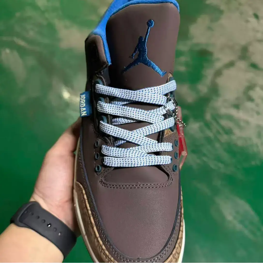 Air Jordan 3 Retro Olive Grey Shoes Sneakers by Air Jordan