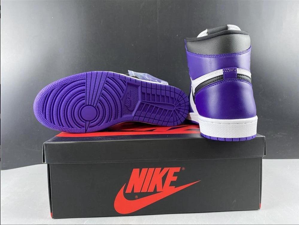 Air Jordan 1 Retro High Court Purple White Shoes Sneakers by Air Jordan