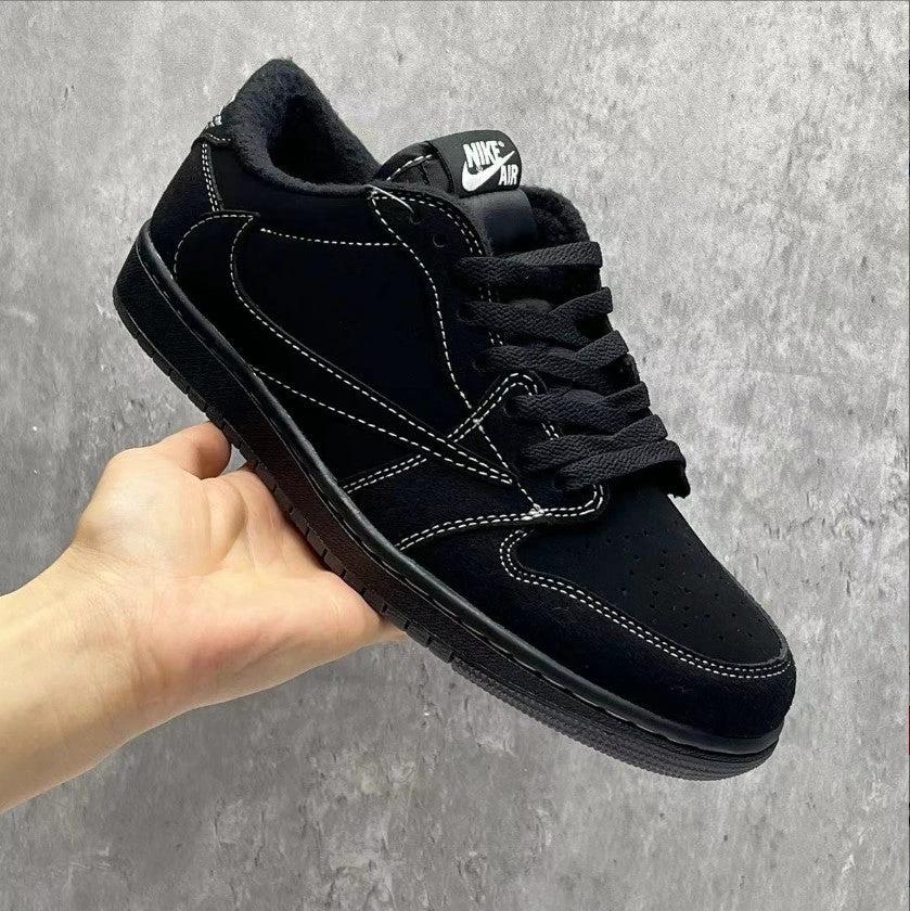 Travis Scott x Air Jordan 1 Low Black Phantom Shoes Sneakers by Air Jordan