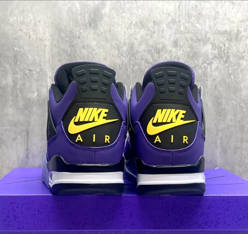 Air Jordan 4 Lakers Shoes Sneakers by Air Jordan