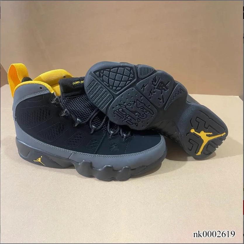 Air Jordan 9 Dark Charcoal University Gold Shoes Sneakers by Air Jordan