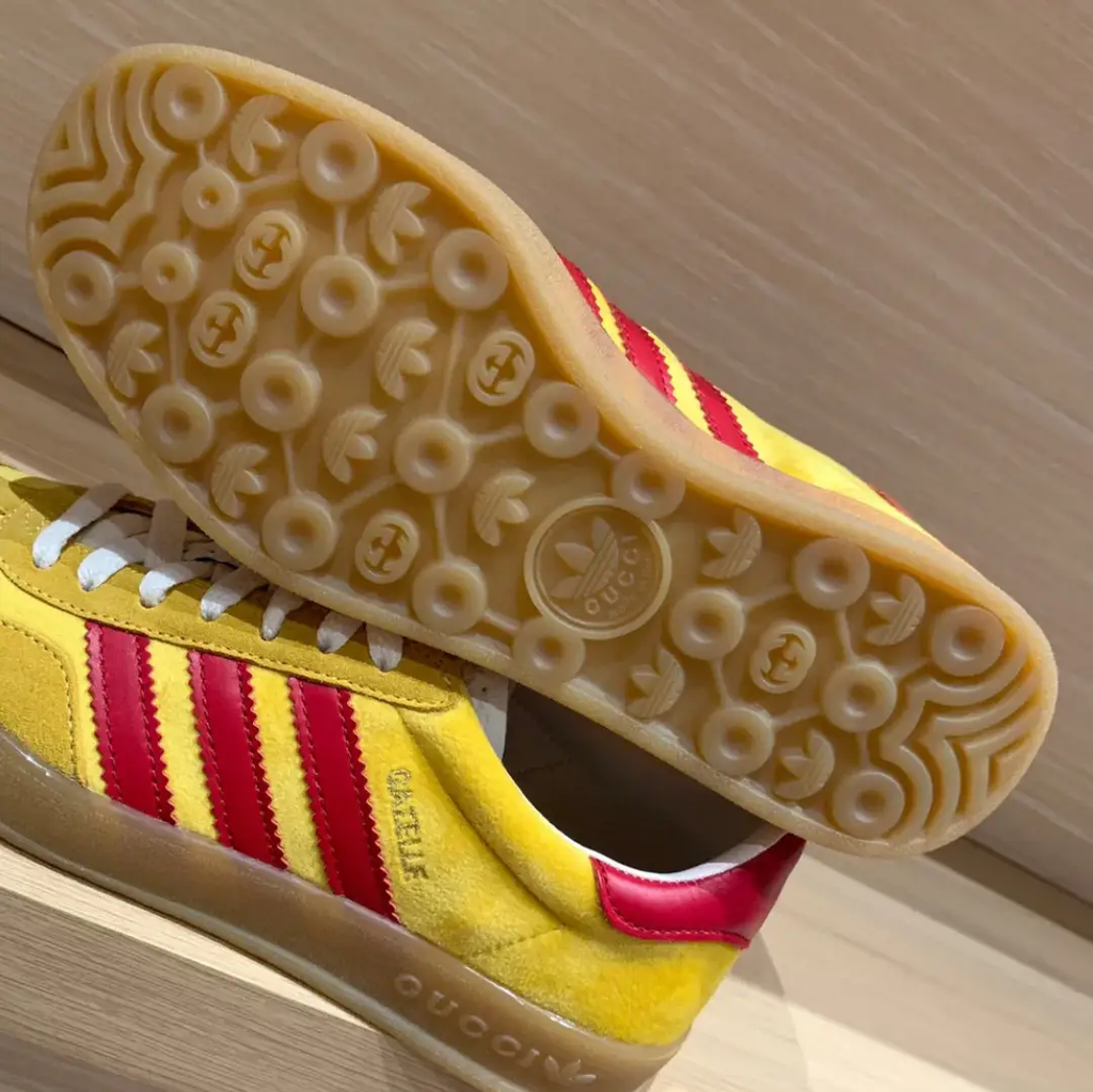 GG x AD Gazelle ‘Yellow Red’ Shoes Sneakers by Air Jordan