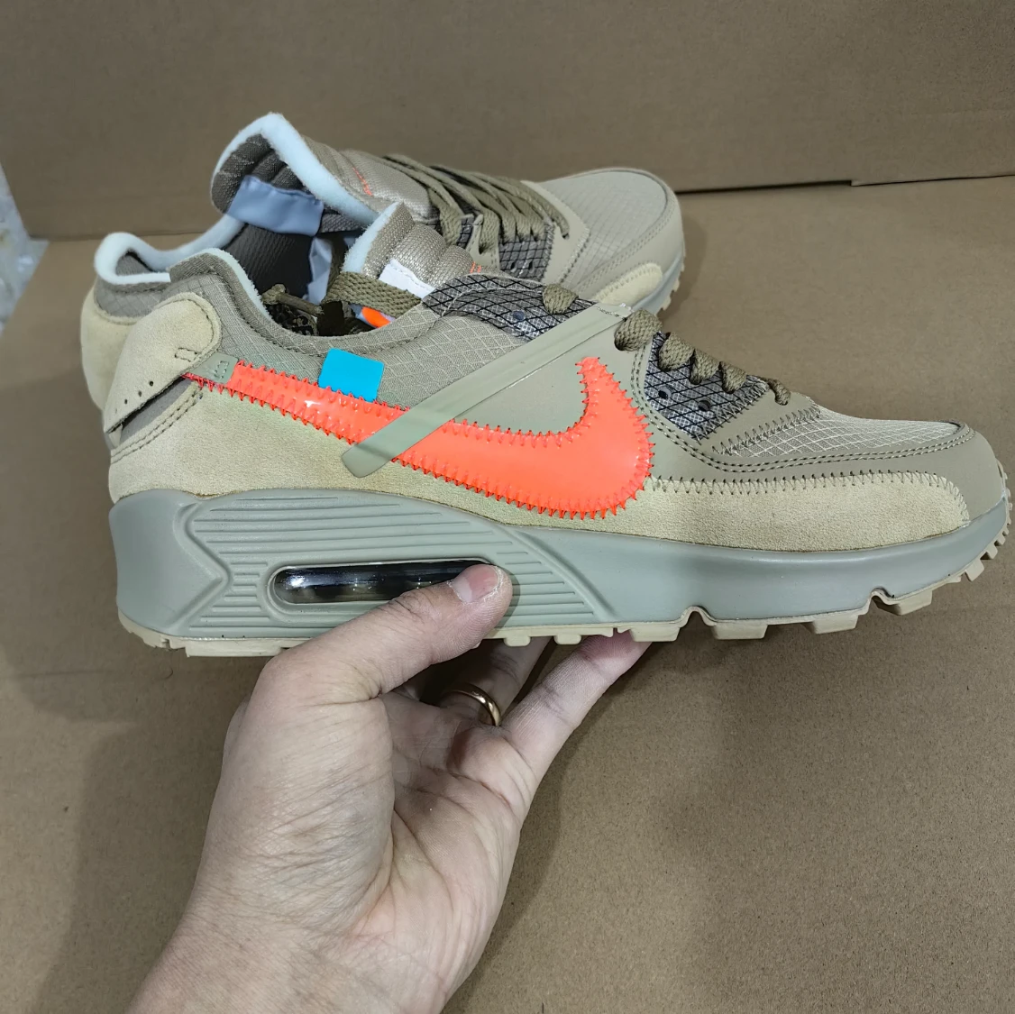 OW x Airforce Max 90 ‘Desert Ore’ Shoes Sneakers by Air Jordan