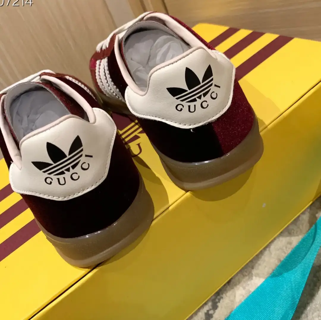 GG x AD Gazelle ‘Burgundy Velvet’ Shoes Sneakers by Air Jordan