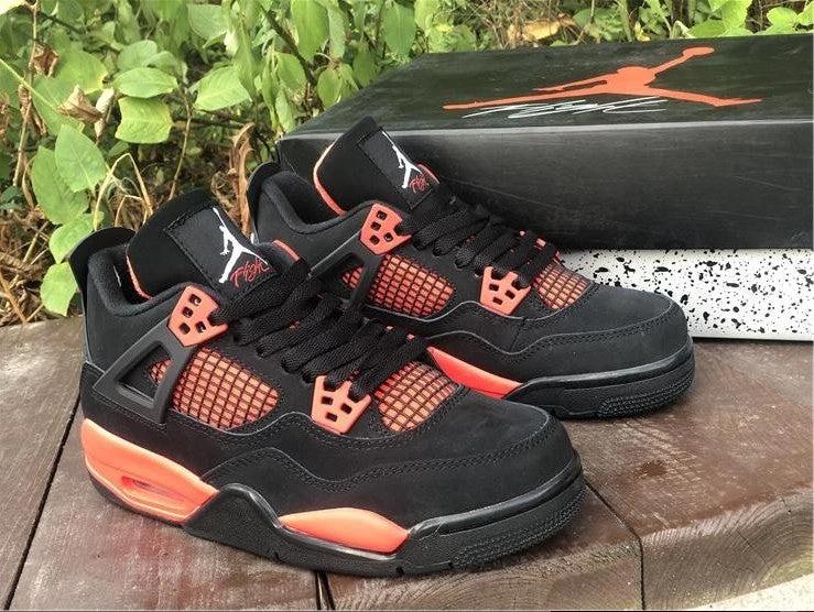 Air Jordan 4 Retro Red Thunder Shoes Sneakers by Air Jordan