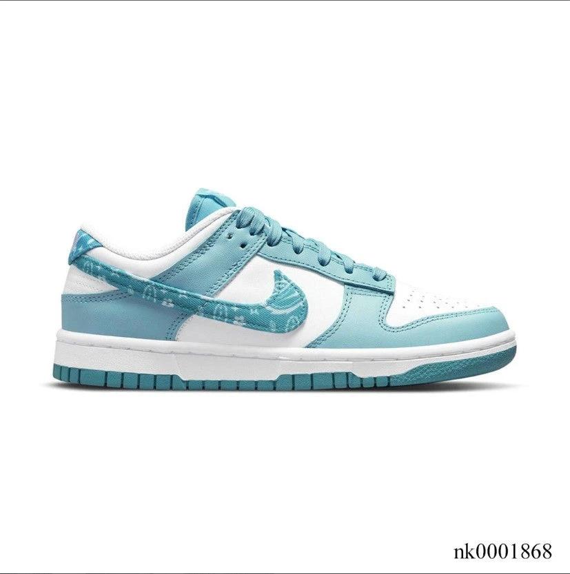 Nike Dunk Low Essential Blue Paisley Shoes Sneakers by Air Jordan