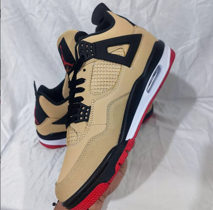 Air Jordan 4 Pizza Shoes Sneakers by Air Jordan