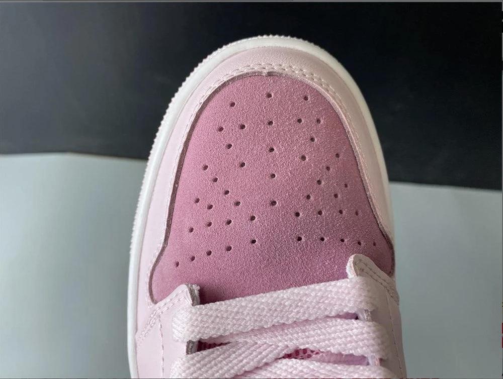 Air Jordan 1 Mid Digital Pink (W) Shoes Sneakers by Air Jordan