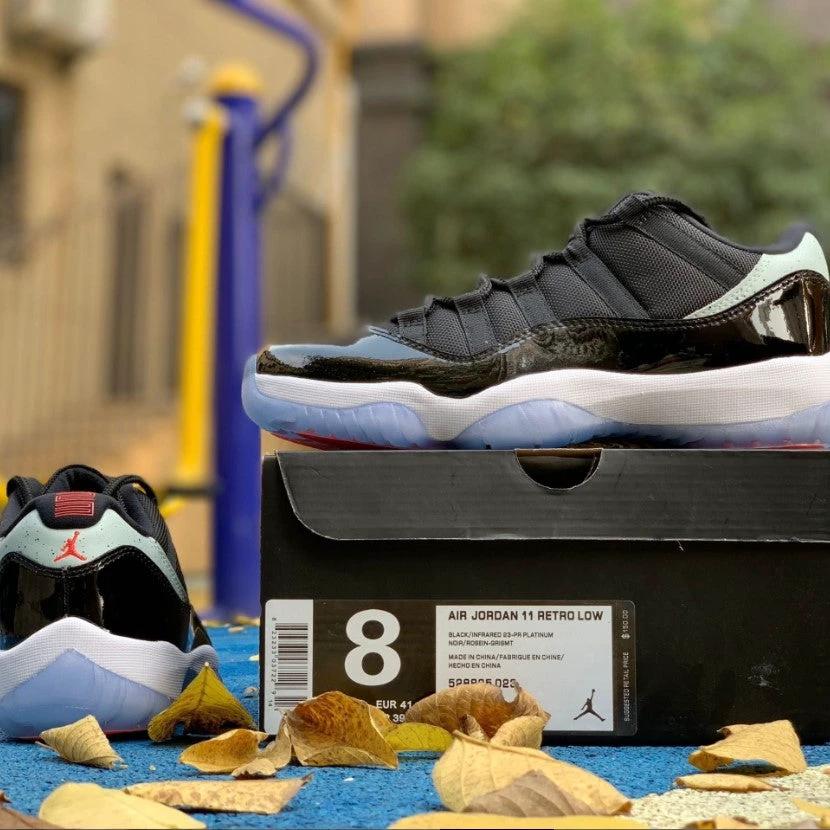 Air Jordan 11 Retro Low Infrared Shoes Sneakers by Air Jordan