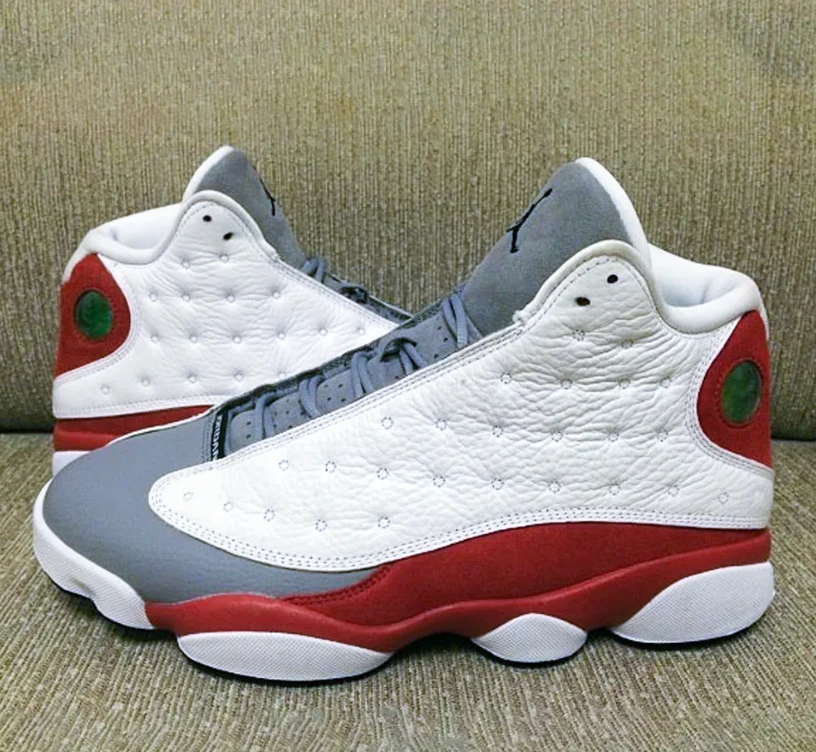 Air Jordan 13 Retro Grey Toe Shoes Sneakers by Air Jordan