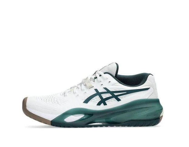 Asics Gel-Resolution X White Saxon Green 1041A481-111 by Air Jordan