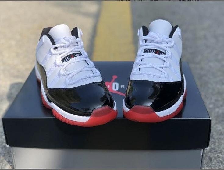Air Jordan 11 Retro Low Concord Bred Shoes Sneakers by Air Jordan