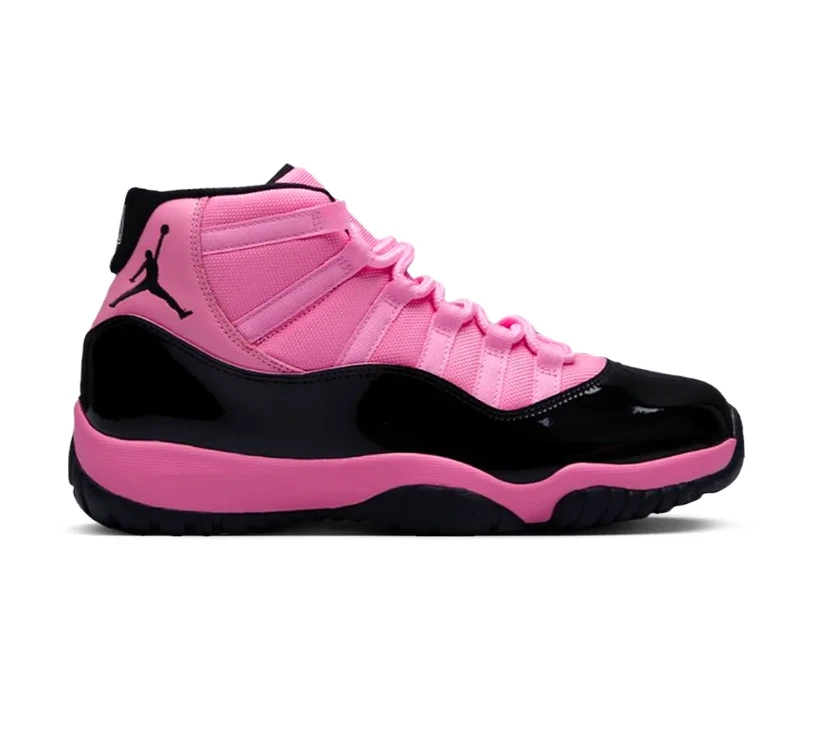 Air Jordan 11 Black Pink Shoes Sneakers by Air Jordan